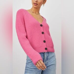 Rails Josie Cardigan Malibu Pink Boho Casual Women’s Medium